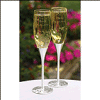 Diamond Vines Toasting Flutes